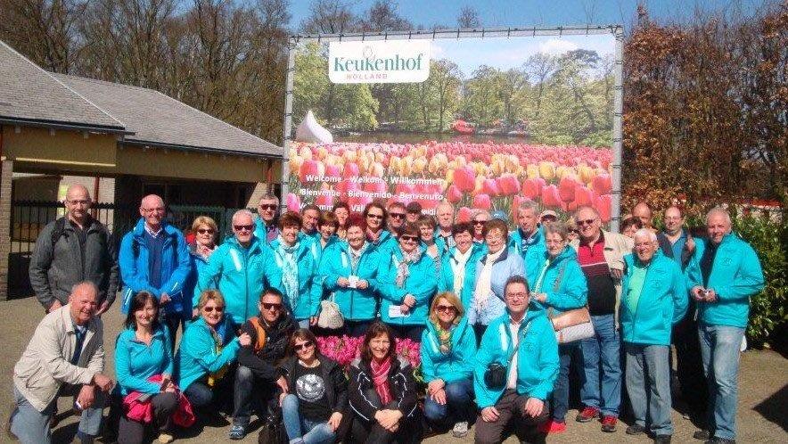 Gruppenbild Keukenhof Holland